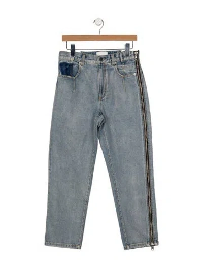 Pre-owned 3.1 Phillip Lim Mid-rise Straight Leg Jeans In Blue