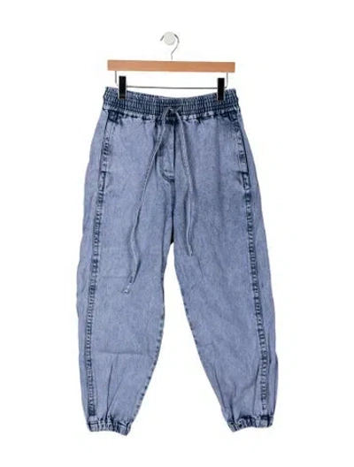 Pre-owned 3.1 Phillip Lim Mid-rise Wide Leg Jeans In Blue