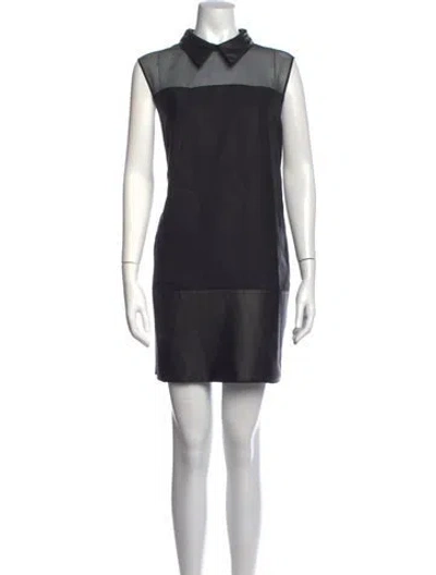 Pre-owned 3.1 Phillip Lim Mini Dress In Black