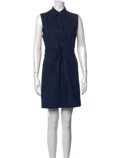Pre-owned 3.1 Phillip Lim Mini Dress In Blue