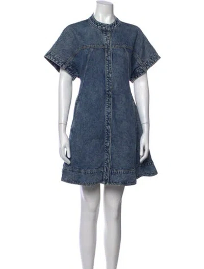 Pre-owned 3.1 Phillip Lim Mini Dress In Blue