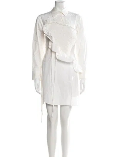 Pre-owned 3.1 Phillip Lim Mini Dress In Neutral