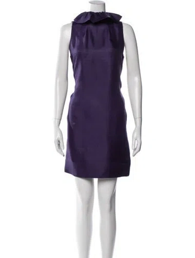 Pre-owned 3.1 Phillip Lim Mini Dress In Purple