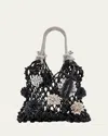 3.1 Phillip Lim Mini Macrame Flower Sac Top-handle Bag In Macrame Mini Sac W Flowers