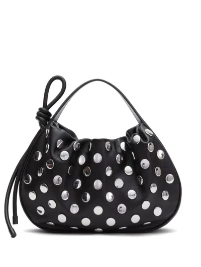 3.1 Phillip Lim Mini Origami Stud-embellished Tote Bag In Black