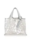 3.1 Phillip Lim Mini Sequin Mesh Tote Bag In Silver