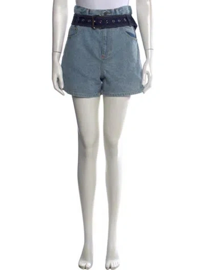 Pre-owned 3.1 Phillip Lim Mini Shorts In Blue/green