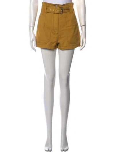Pre-owned 3.1 Phillip Lim Mini Shorts In Yellow