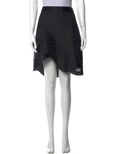 Pre-owned 3.1 Phillip Lim Mini Skirt In Black