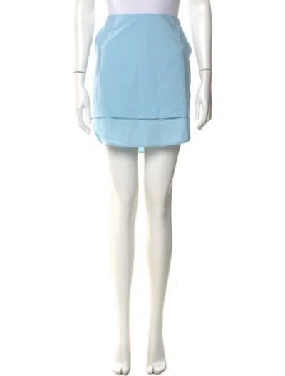Pre-owned 3.1 Phillip Lim Mini Skirt In Blue
