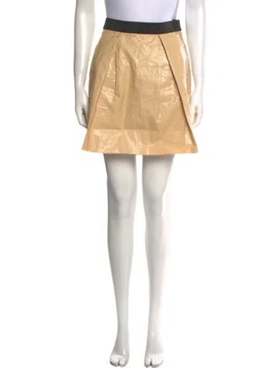 Pre-owned 3.1 Phillip Lim Mini Skirt In Neutral