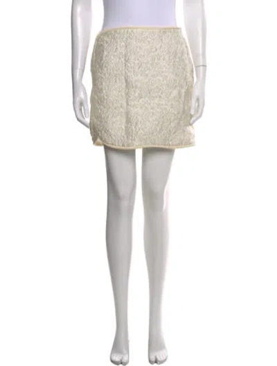 Pre-owned 3.1 Phillip Lim Mini Skirt In Neutral