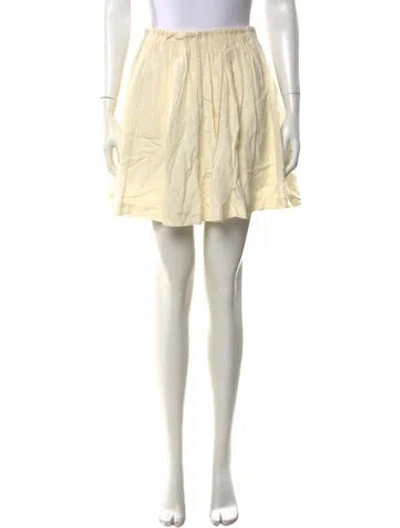 Pre-owned 3.1 Phillip Lim Mini Skirt In Neutrals