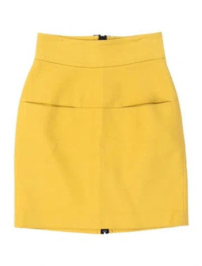 Pre-owned 3.1 Phillip Lim Mini Skirt In Yellow