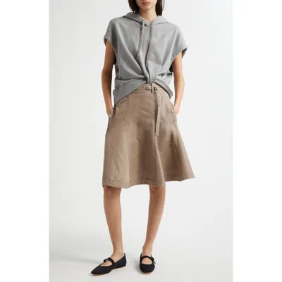 3.1 PHILLIP LIM 3.1 PHILLIP LIM MIXED MEDIA HOODIE DRESS