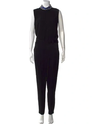 Pre-owned 3.1 Phillip Lim Mock Neck Jumpsuit In Black
