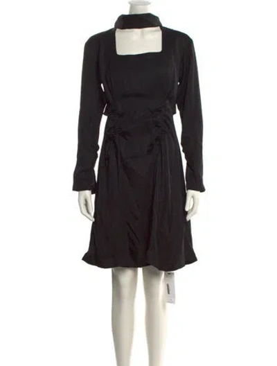 Pre-owned 3.1 Phillip Lim Mock Neck Knee-length Dress In Black