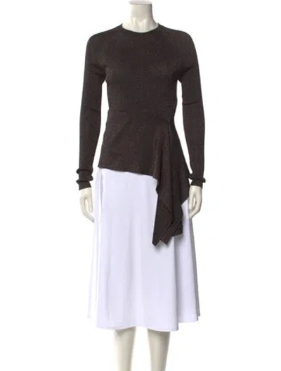 Pre-owned 3.1 Phillip Lim Mock Neck Long Sleeve Top In Black
