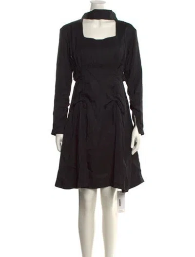 Pre-owned 3.1 Phillip Lim Mock Neck Mini Dress W/ Tags In Black