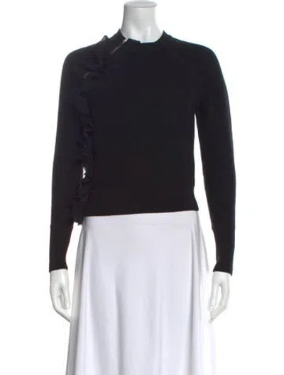 Pre-owned 3.1 Phillip Lim Mock Neck Sweater In Black