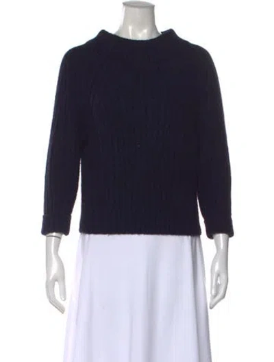 Pre-owned 3.1 Phillip Lim Mock Neck Sweater In Blue