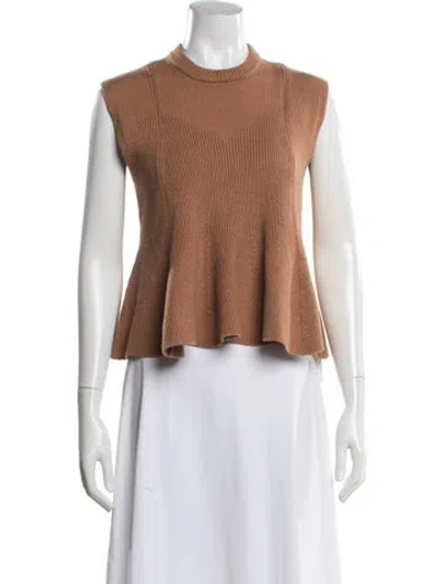 Pre-owned 3.1 Phillip Lim Mock Neck Sweater W/ Tags In Brown