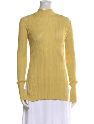 Pre-owned 3.1 Phillip Lim Mock Neck Sweater In Yellow