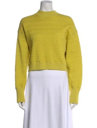 Pre-owned 3.1 Phillip Lim Mock Neck Sweater In Yellow