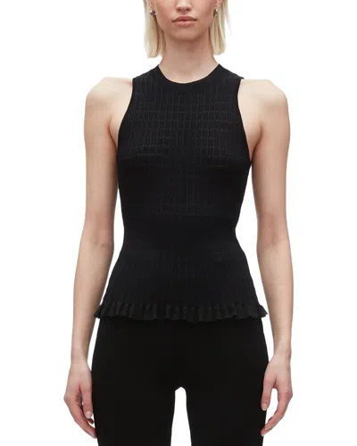 3.1 Phillip Lim Mock Neck Tank In Black