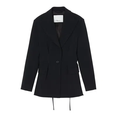 3.1 Phillip Lim Modern Tailoring Cinched Blazer In Black