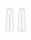3.1 Phillip Lim Modern Tailoring Split Hem Flare Trouser In Black