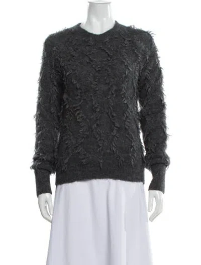 Pre-owned 3.1 Phillip Lim Mohair Crew Neck Sweater In Gray