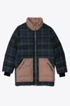 3.1 Phillip Lim Multi-plaid Wool Oversized Down Coat In Multi