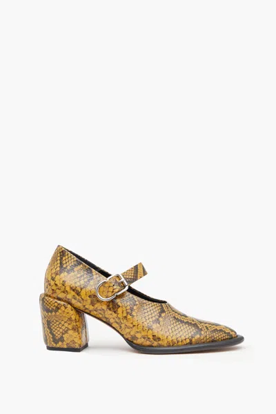3.1 Phillip Lim Naomi Mary Jane Shoe In Yellow
