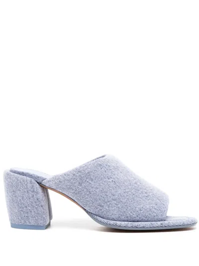 3.1 Phillip Lim Naomi Pillow Petite Mules Periwinkle 39