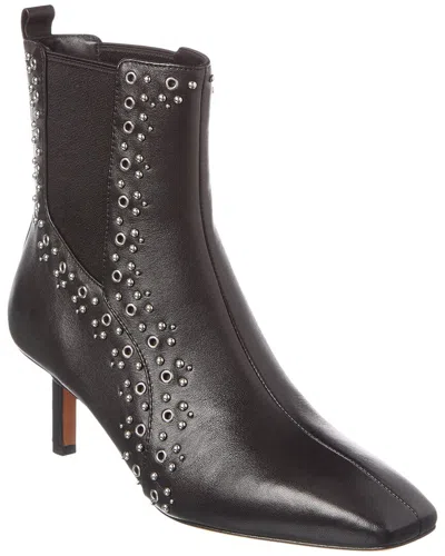 3.1 Phillip Lim Nell Mid-calf Leather Bootie In Black