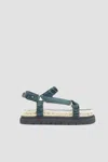 3.1 Phillip Lim Noa Strappy Platform Slide In Blue