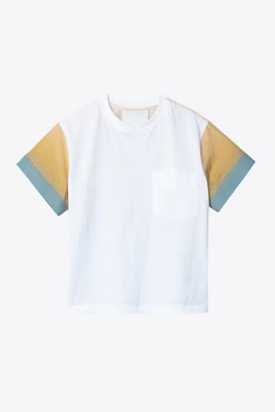 3.1 Phillip Lim Ombré Voile T-shirt In White