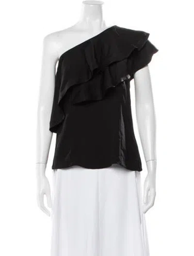 Pre-owned 3.1 Phillip Lim One-shoulder Sleeveless Top In Black