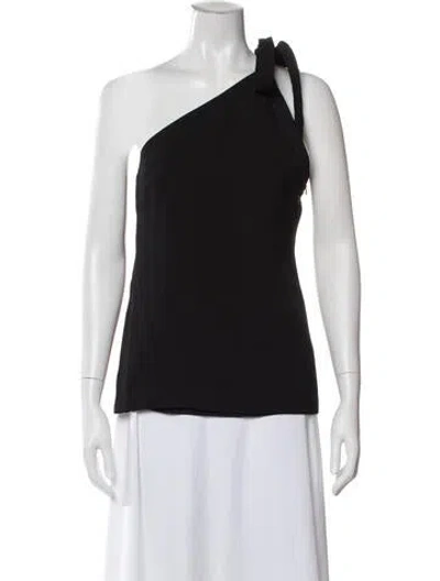 Pre-owned 3.1 Phillip Lim One-shoulder Sleeveless Top In Black