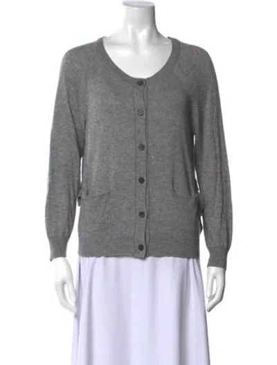 Pre-owned 3.1 Phillip Lim Open Front Sweater In Grey