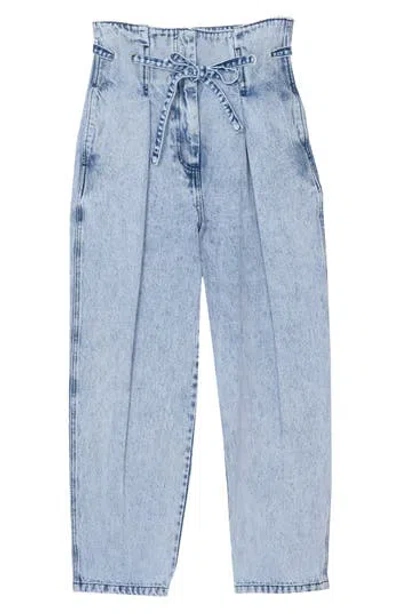 3.1 Phillip Lim Origami Drawstring Denim Pants In Purple
