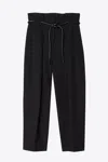 3.1 Phillip Lim Wool Origami Pleat Pant With Belt In Black