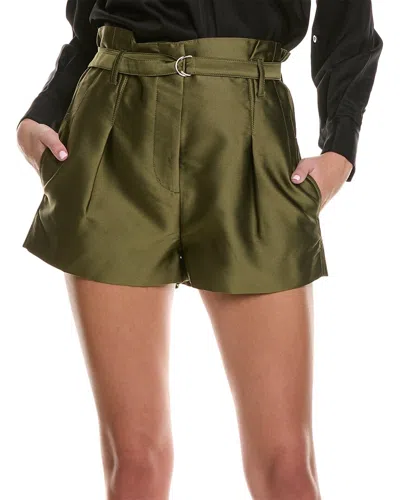 3.1 Phillip Lim Origami Silk-blend Short In Multi