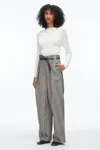 3.1 Phillip Lim Origami Wide Leg Pant In Gray