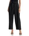 3.1 Phillip Lim Womens Pleated Cotton Straight Leg Pants In Black