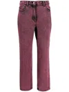 3.1 Phillip Lim Overdyed Boyfriend Jeans In Purple