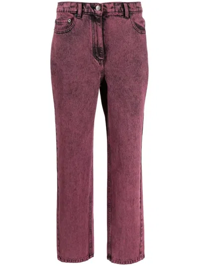 3.1 Phillip Lim Overdyed Boyfriend Jeans In Purple