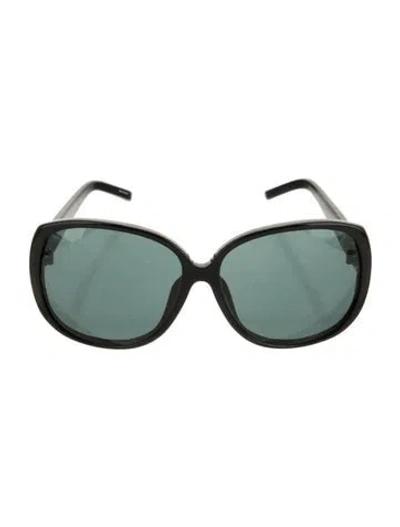 Pre-owned 3.1 Phillip Lim Oversize Tinted Sunglasses In Black