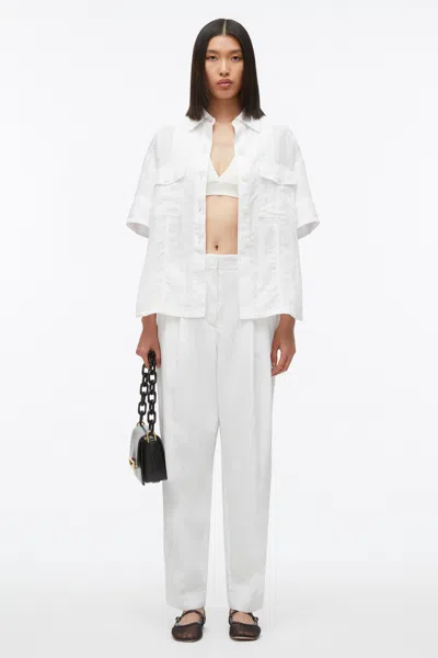 3.1 Phillip Lim Oversized Camp Shirt In White